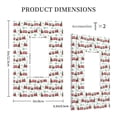 thumbnail image 3 of KLL Christmas Train Pattern Electrical Outlet Covers, 3" x 5" 1 Pack Electric Receptacle Plug Covers for Decorator Receptacle Outlet & Switch-Style U, 3 of 6