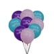 thumbnail image 3 of Juego de 15 globos con estampado de sirena, confeti, suministros para fiestas de cumpleaños, globos de látex, decoración para fiestas., 3 of 5