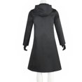 thumbnail image 5 of Squid Game Halloween Hero Bodysuit, Adult Black Long-Sleeved Cosplay Coat Trench Coat Boys Kids Funny Cosplay Costumes with Accessories for Men (Black) Size: L, 5 of 5