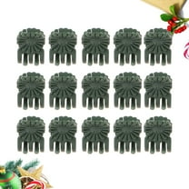 NICEXMAS 100PCS Plastic Orchid Claw Clip Green Plants Clip for Gardening