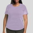 thumbnail image 2 of T-shirt à Manches Courtes Col Rond pour Femmes Grande Taille Confortable et Élégant pour un Usage Quotidien, 2 of 4