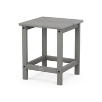 POLYWOOD Studio Square Side Table in Slate Grey