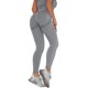 thumbnail image 1 of Pantalones de yoga de cintura alta con efecto scrunched para mujer - Leggings elásticos sólidos con cinturilla en forma de V para entrenar en el gimnasio, 1 of 7