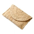thumbnail image 5 of Straw Woven Clutch Bag for Women，Envelope Bag Wallet Large Capacity Clip Bag Hand-Woven Bag，suitable for Wedding，Beach，Travel，Beige, 5 of 7