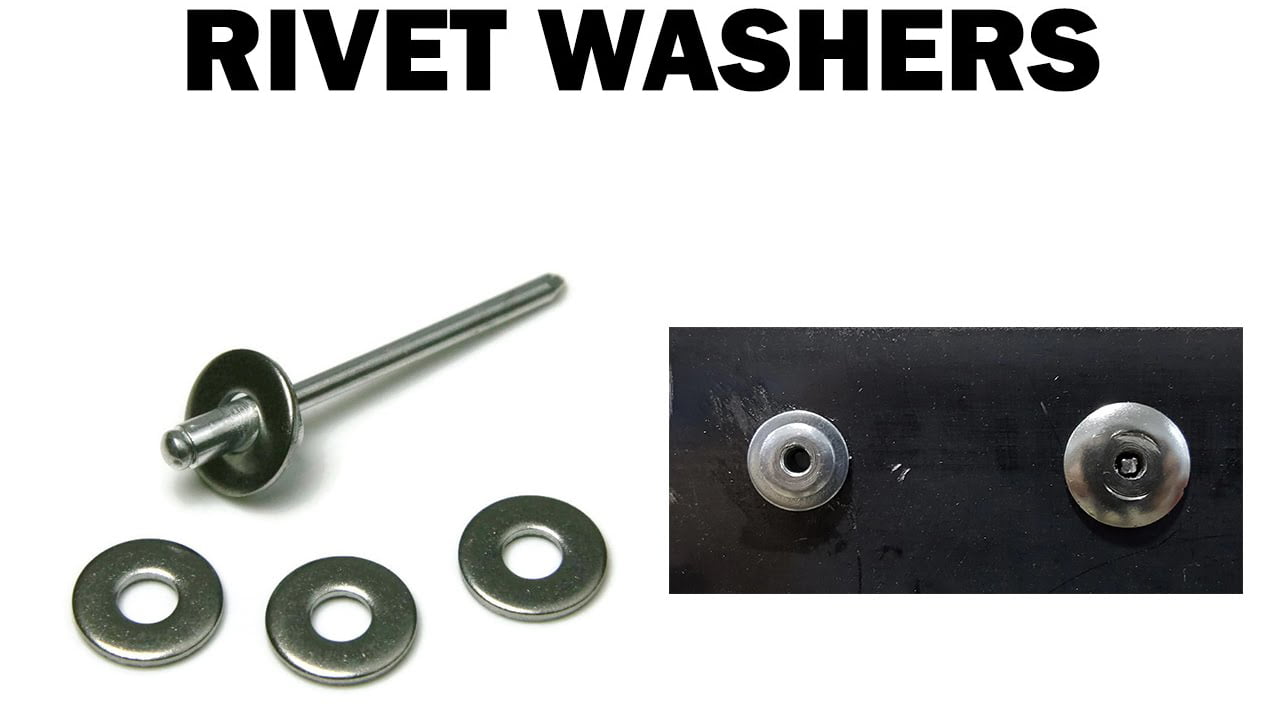 Multiple Stainless Steel Sizes Washers for using by Rivets 1/8 5/32 3/16 Persberg 300pcs Back_up Rivets Washers Assortment kit 120-28 