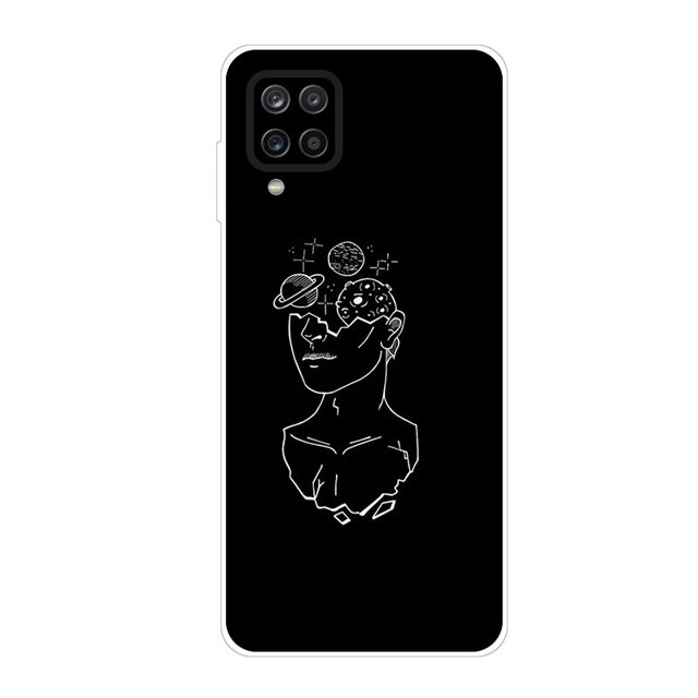 Para Samsung A12 funda de silicona suave Tpu cubierta trasera del teléfono para Samsung Galaxy A12 GalaxyA12 A 12 SM-A125F a125 parachoques 6,5 pulgadas Tan Jianjun unisex