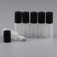 thumbnail image 2 of Botellas Vacías de 5 ml perfecl 6 Uds Botellas de Rodillo de esmerilado para perfumes aceites esenciales negro, 2 of 8