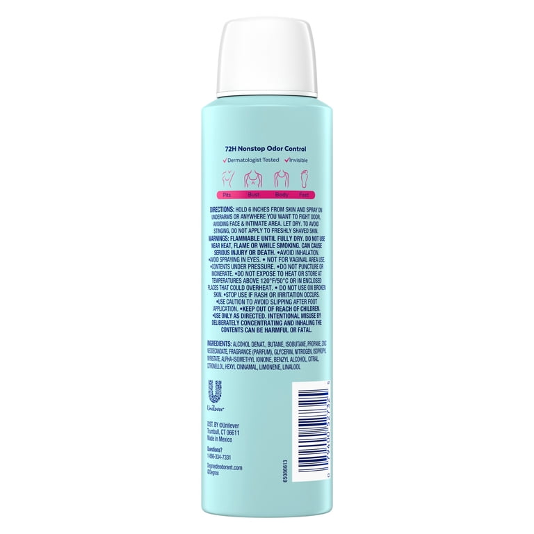 Degree Women Deodorant Spray, Rose & Waterlily, 2.9 oz photo 7