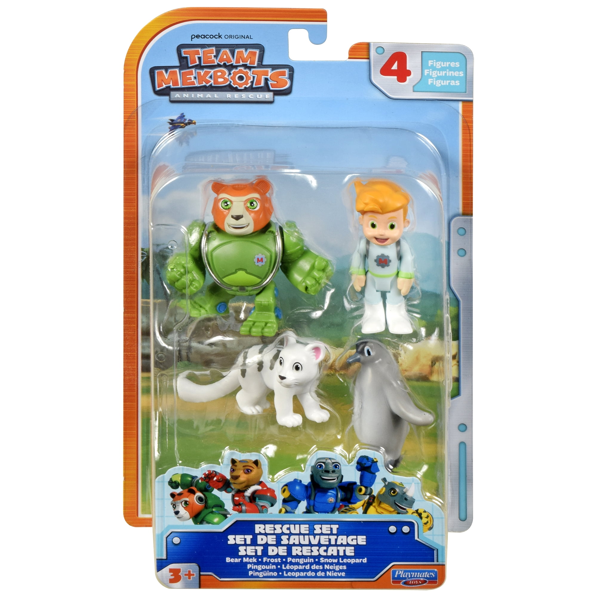 Team Mekbots: Animal Rescue Frost Mini Figure Rescue Set by Playmates Toys