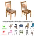 thumbnail image 5 of Sunflower Seat Covers for Dining Room Chairs Set Of 4,Stretch Printed Washable Chair Seat Cover with Elastic Ties and Button,Removable Waterproof Couch Cushion Covers, 5 of 6
