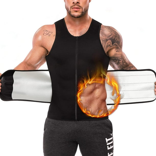 Nebility Sweat Sauna vest for men Workout waist trainer for loss weight