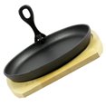 thumbnail image 2 of 1 Ensemble de Poêle à Frire Antiadhésive pour Steak avec Support Poêle à Pizza Poêle de Cuisson, 2 of 9