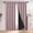 Pink, variant on Nkmbld Bedroom Curtains Rod-Pull Thermal Insulated Bedroom Drapes, Noise-Reducing and Light Blocking Curtains with Black Liner Backing, Pink