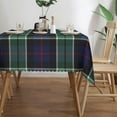 thumbnail image 2 of Rectangle Table Cloth, Scottish Clan Syme Tartan Plaid Resistant Washable Tablecloth Decorative Table Cover for Dining, Indoor and Outdoor, 2 of 6