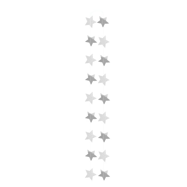 Guirnalda colgante de estrellas brillantes, decoraciones para fiestas infantiles, guirnalda de estrellas, decoración de pancarta para cumpleaños, bodas y suministros de decoración para el aula