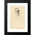 thumbnail image 2 of Alphonse Legros 16x24 Black Modern Framed Museum Art Print Titled - G.F. Watts, R.A., 2 of 5