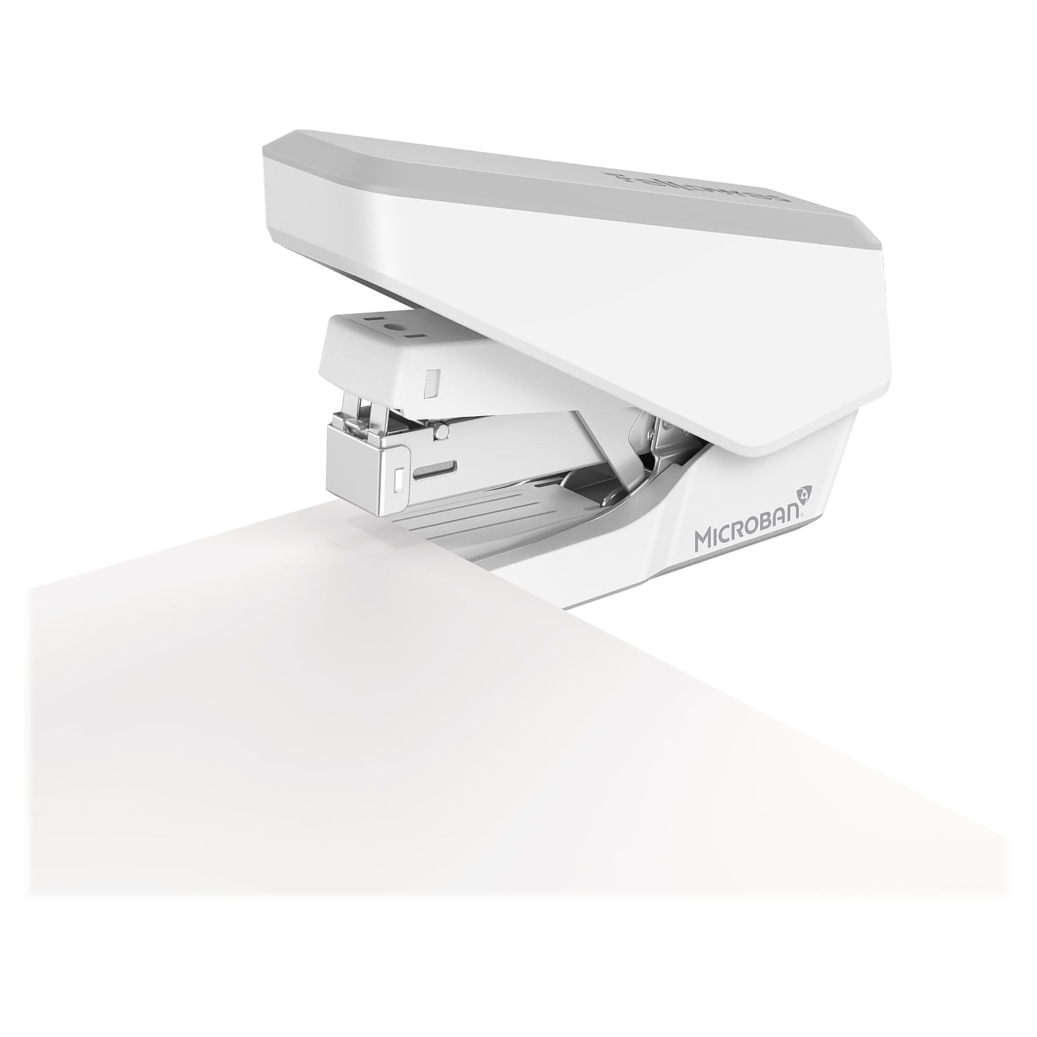 Fellowes LX860 EasyPress Half Strip One Touch Desk Stapler 40 Sheet Cap White