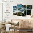 thumbnail image 5 of Elephant Stock Victoria Falls Water Curtain Wall Art - Horizontal Multi Panel Canvas - Living Room Wall Decor - Nature Multi Panel - Blue And Brown Decor - 43" x 27", 5 of 8