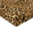 thumbnail image 2 of Brown Fitted Sheet, Leopard Print Animal Skin Digital Printed Wild Savannah Themed Spotted Pattern Art, Decorative Soft Bedding All-round Elastic Pocket, Queen Size, Brown, by Ambesonne, 2 of 3