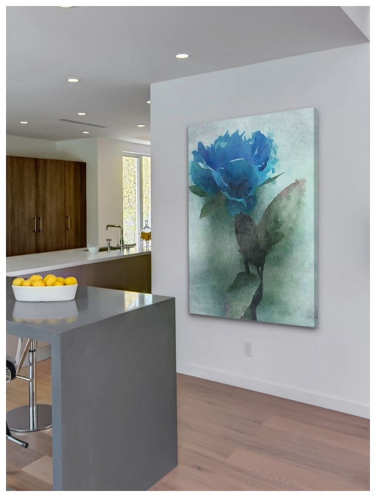 "Midnight Blue" by Irena Orlov Painting Print on Wrapped Canvas