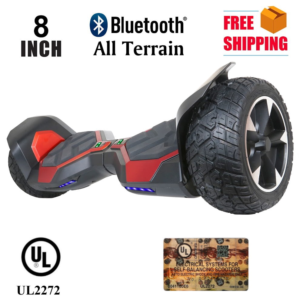 Hoverboard Offroad Hoverboard for Kids Adults 8.5 SUV Self Balancing Electric Scooter with Bluetooth Music Speaker and LED Lights Bear 20-120kg 700W Blue 