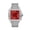Red, variant on 16.75CT Stylish Hip Hop Iced Out VVS Moissanite Automatic Watch, Collection of 2882 D Color Moissanite Stones ,White Strap, Passes Diamond Tester