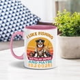 thumbnail image 5 of I Like Fishing, and My Australian Shepherd, and Maybe 3 People. Happy Father's Day 11oz Accent Two-tone Mug Aussie Dog Lover Gifts Coffee Tea Cup - 00004, 5 of 5