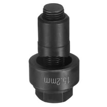 Sheet Metal Punch Hole Punch 15.2mm Bearing Steel Precise Cutting Manual Knockout Kit with External Hex Shank for Metal Steel Plate Sink Stainless Steel, Black