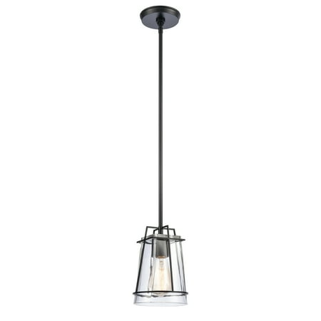 

Elk Home Square To Round 6 Wide 1-Light Mini Pendant - Matte Black