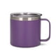 thumbnail image 2 of Bearachild Taza portátil de acero inoxidable con tapa de asa, Camper, taza para beber leche aislada al vacío, botella para acampar, hogar, coche al aire Mostrada Púrpura Bearachild HA010518-04B, 2 of 6