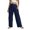 Navy, variant on Elegant High Waist Casual Pants Classic Everyday Comfort Versatile Trousers With Front Pockets For Women