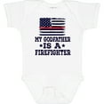 thumbnail image 3 of Inktastic Firefighter Godfather Fireman Boys or Girls Baby Bodysuit, 3 of 5