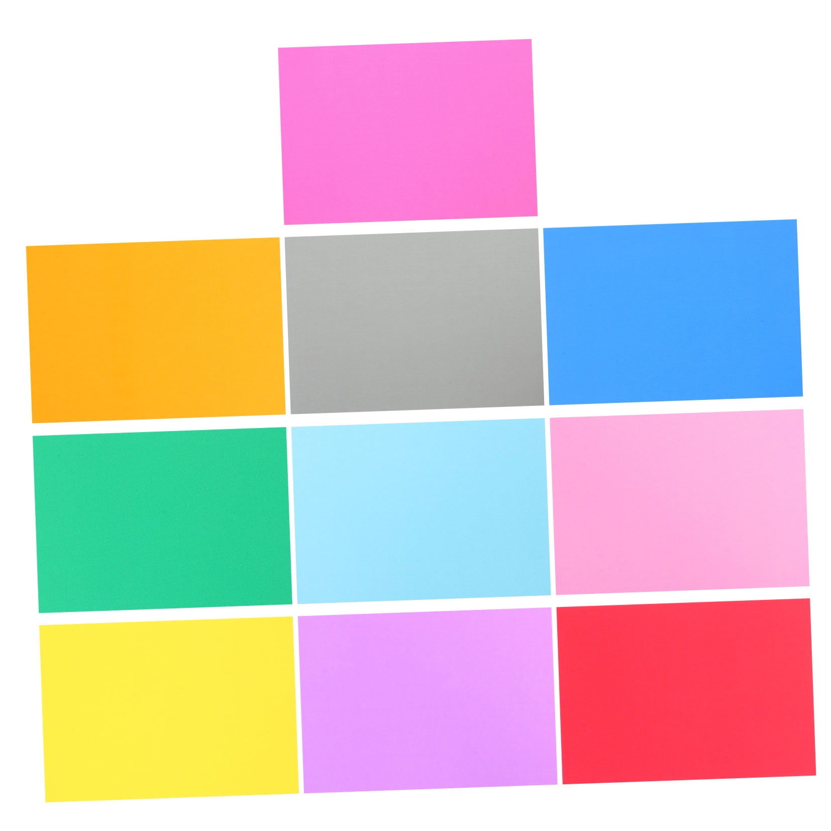 Raindrops 250pcs Double-Sided Colored Cardstock Paper Sheets, Vibrant Printer Paper for Crafts, Origami, Scrapbooking, Card Making