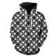 thumbnail image 1 of Sudadera con capucha y cremallera para hombre, estilo étnico exótico retro, divertida, de manga larga, con estampado 3D, estilo Harajuku, informal, de gran tamaño, 1 of 6