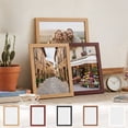 thumbnail image 5 of 8x10 Picture Frame, Wood Photo Frame Set for Wall or Tabletop, 8x10 Frame with Easel Back, Wood Grain Frame for Home Office Decor, Wall Mount Display for 8x10 Photos, 5 of 6