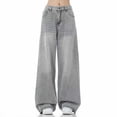 thumbnail image 4 of Xdegoge Baggy Jeans for Men Wide Leg Denim Pants Loose Fit Casual Y2K Streetwear Skate Trousers Classic Straight Vintage Everyday Comfy Bottoms, 4 of 9