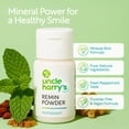 thumbnail image 2 of Polvo dental de menta sin flúor Uncle Harry's 28 g, 2 of 6