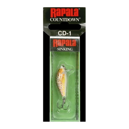Rapala Countdown 01 Fishing lure, 1-Inch, Brown Trout (Best Brown Trout Lures)