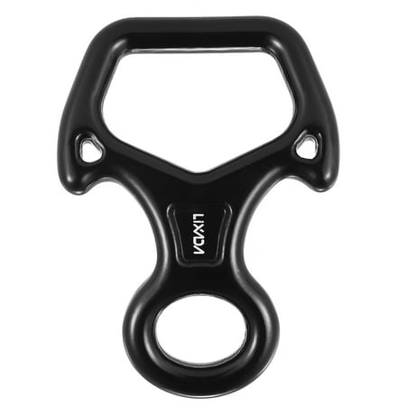Rescue Belay (Lixada Outdoor Rock Climbing 8 Descender 25KN Rescue Figure Rappelling Gear Belay Tool Rigging Plate Horns Type Protection Downhill)