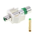 thumbnail image 2 of Leviton 40782-RLW Quickport Compression RCA Connector, Blue Stripe, White, 2 of 3