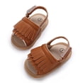 thumbnail image 6 of Infant Baby Girl Sandals Soft Anti-Slip Sole Summer Casual Beach Shoes Princess Dress Flats Prewalker First Walker Shoes, 6 of 9