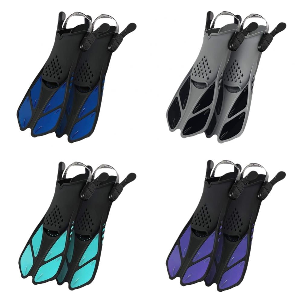 Hydro Swimming Silicone FinsSnorkeling and Diving Foot Straps Adult Unisex 