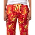 thumbnail image 4 of Pokemon Mens Charmander AOP Fire Type Adjustable Waistband Sleep Bottom Lounge Pajama Pants, 4 of 7