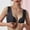 black, variant on Women's Front Closure Bra Racerback Plus Size Unlined Underwire Full Coverage Bras Women Sports Bra High Support Work Out Bras Womens Bras Comfortable Packs Womens Bras Underwire Bra's for Women
