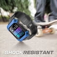 thumbnail image 3 of SUPCASE [Unicorn Beetle Pro] Designed for Watch Series 6/SE/5/4 [40mm], Rugged Protective Case with Strap Bands(Blue), 3 of 6