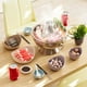thumbnail image 5 of Set de cuencos para ensalada de porcelana | Cuencos de cereales de fruta cerámica | Diseño de anidamiento floral | Cuencos mates, helado para microondas seguros | Decoración polivalente de cocina, 5 of 9