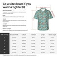 thumbnail image 6 of Lsque Sea Lighthouse pattern Hawaiian Shirt for Men, Unisex Summer Beach Casual Short Sleeve Button Down Shirts-3X-Large, 6 of 9