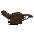 thumbnail image 3 of Homesvale Perie Wall Hugger Recliner Chair, Brown Microfiber, 3 of 7