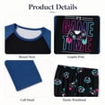 thumbnail image 6 of Beezizac Boys 2‑Piece Raglan Long Sleeve Pajama Set, Game Controller & VR Graphic Kids Sleepwear Size 10, 6 of 7