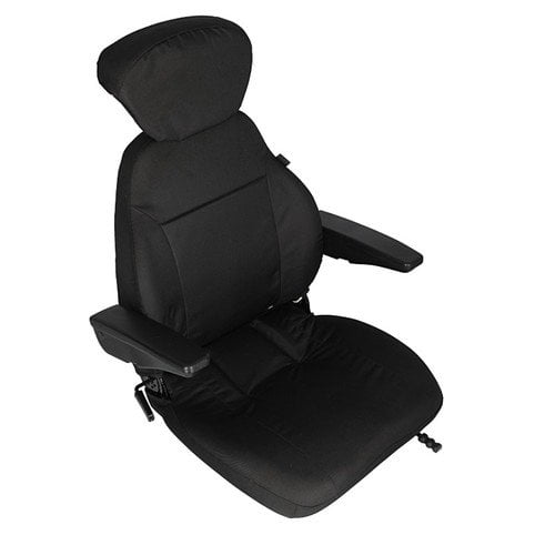 See Description One New Seat Assembly w/Black Cordura Fabric Fits Universal Applications 